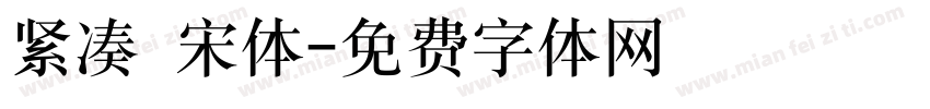 紧凑 宋体字体转换
